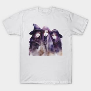 3 goth witches T-Shirt